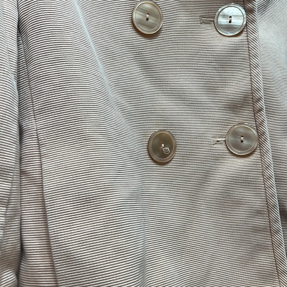 Talbots 2 petite neutral corduroy jacket - Picture 6 of 7